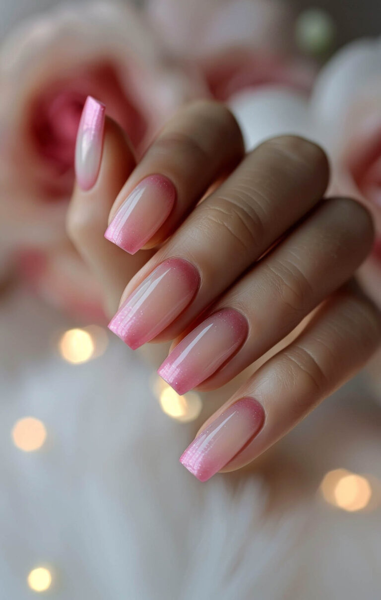 1920 close up of a hand with pink ombre nail polish 1 768x1209