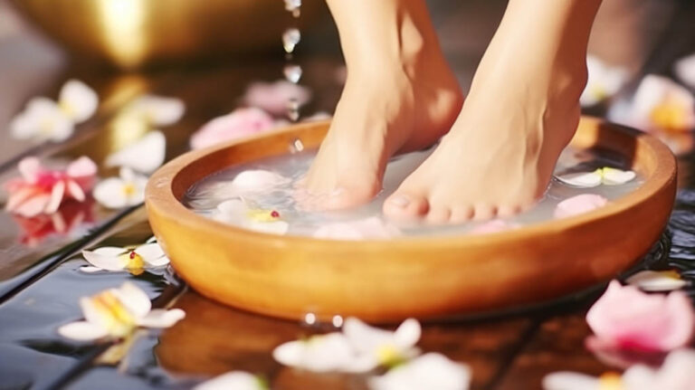 vecteezy female feet at spa salon on pedicure procedure generative ai 32487720 768x431
